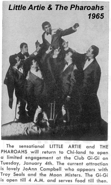 Little Artie and The Pharaohs 1965