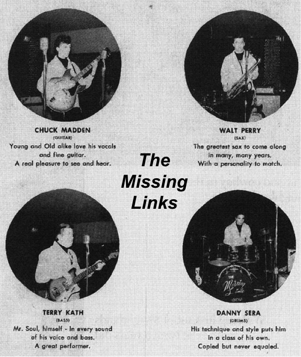 The Missing Links, Chuck Madden, Walt Parazaider, Terry Kath, Danny Seraphine