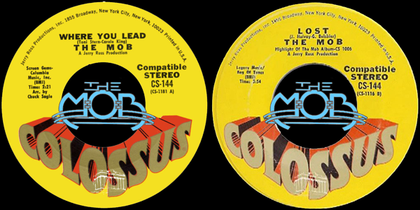 THE MOB: Where You Lead / Lost | Colossus Records CS-144